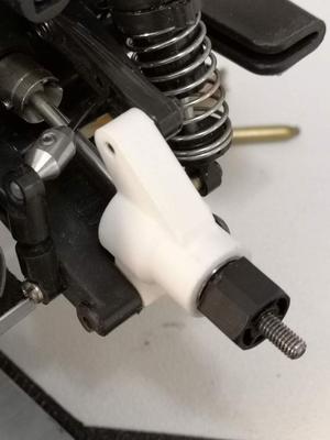 Tamiya TL-01 Rear upright 2-degree toe in