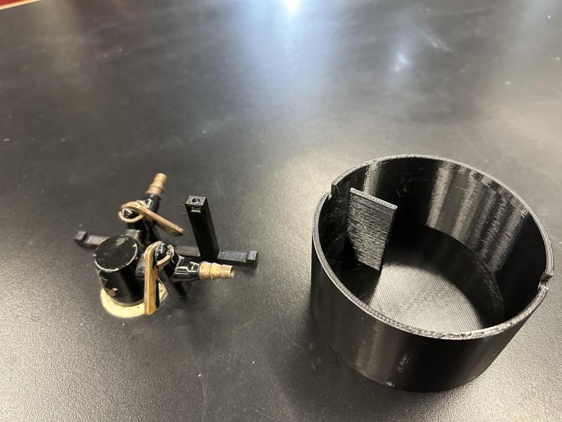 Bunsen burner gas tap safety shield