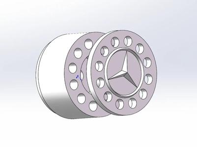 1/14 Wheel Hub Trim Cover Mercedes