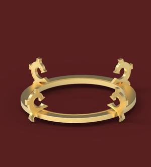Genshin Impact Cosplay Scaramouche ring hat structure (550 mm diameter)
