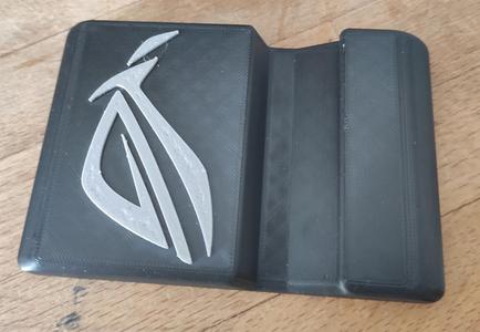 Asus ROG Ally stand with ROG-logo