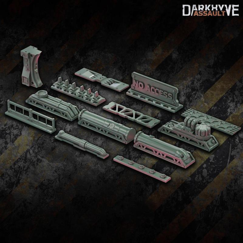 DarkHyve Assault – Crossbeams & Pillars