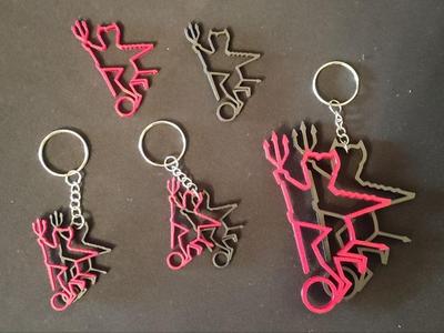 Foggia Calcio Keychain - Unofficial Fan Gadget