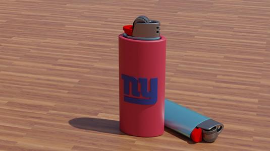 New York Giants Bic Lighter Case