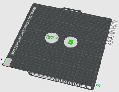 Original Bambu Lab Badge P1P, X1C