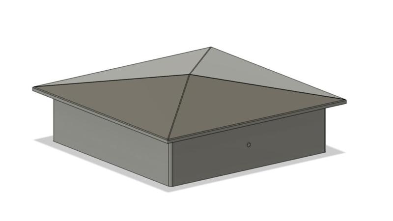Post caps for 4"x4" posts