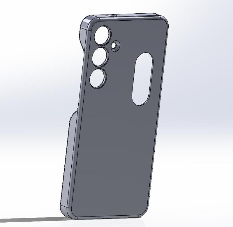 Galaxy S24+ Sliding Middle Finger Case