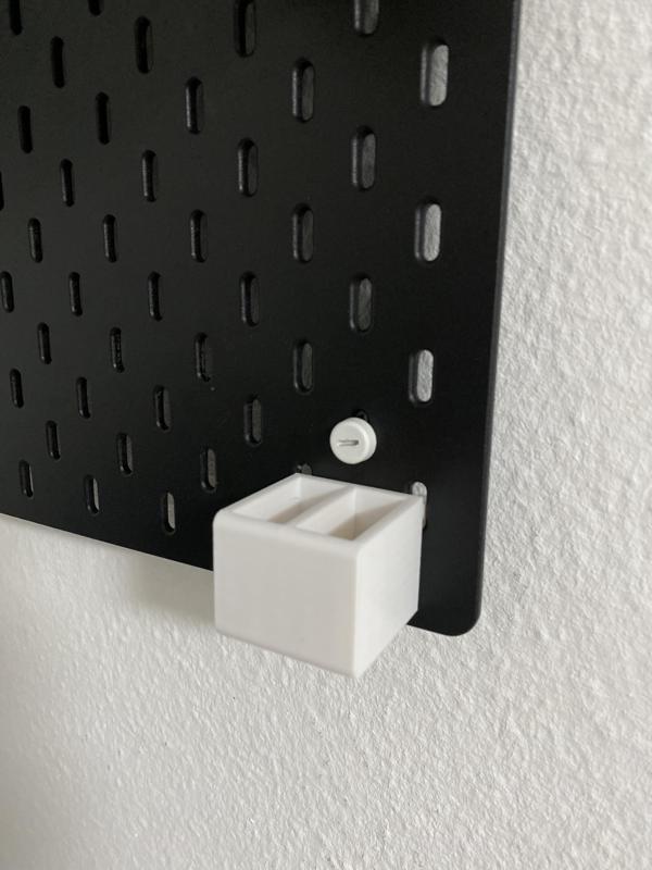 IKEA Skadis (SKÅDIS) divided tray with finger slide