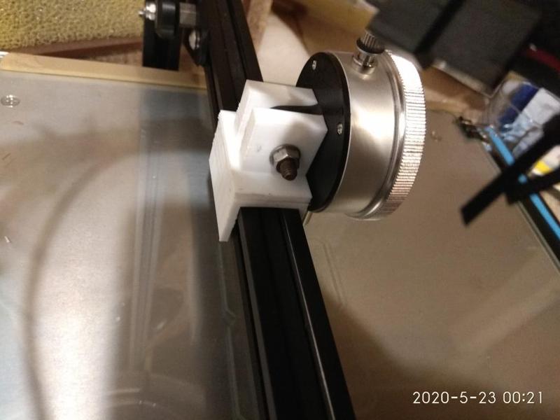 CREALITY CR-10 Dial mount for corners