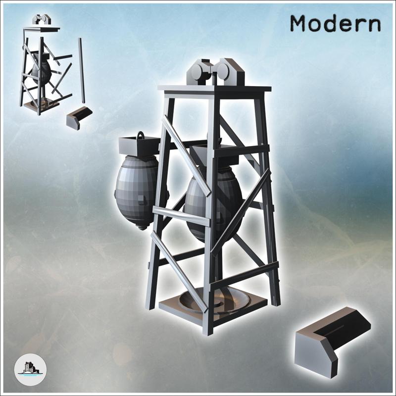 Atomic bomb launching structure with shelter (1) - Cold Era Modern Warfare Conflict World War 3 RPG  Post-apo WW3 WWIII