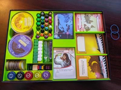 Pandemic boardgame + Expanson box insert
