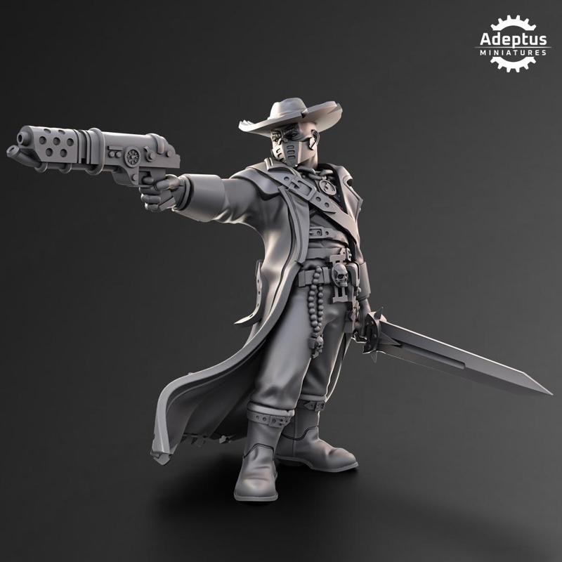 Inquisitor Ravena. Pose 1. Imperial Guard