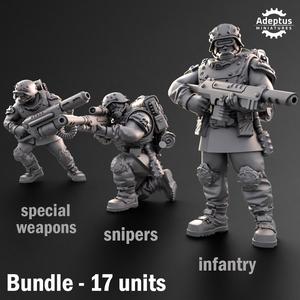 Infantry Bundle. The Sons of Iron. Renegades and Heretics.