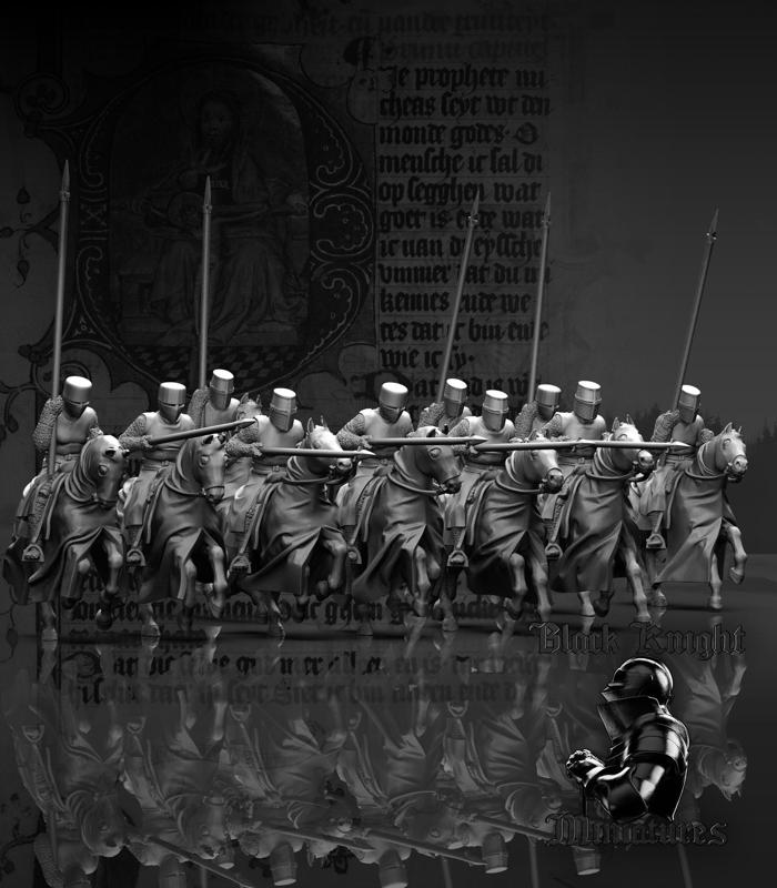 13th century - Mounted Polish Knights x 10