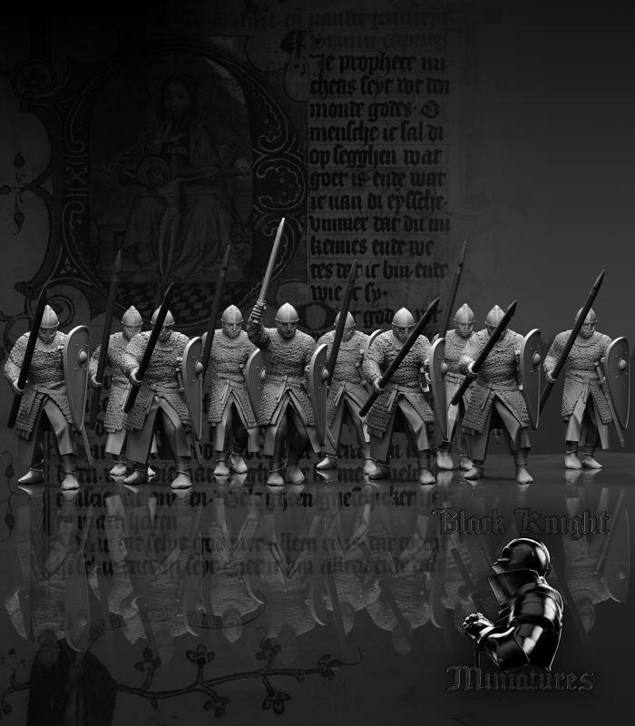 13th century - Polish Men at Arms x 10