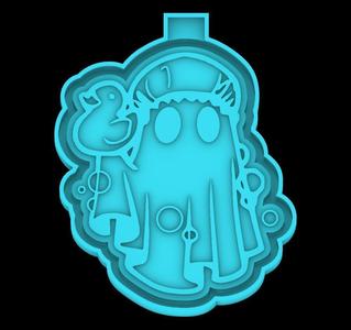 Ghost with Duckling - freshie mold - STL for silicone mold