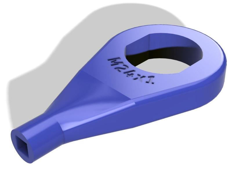 Combined M24x1 and 5mm Radiator Bleed Tool