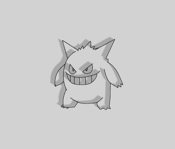 Gengar Decoration - 2D Art