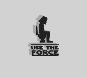 Use the Force Decoration - Star Wars - 2D Art