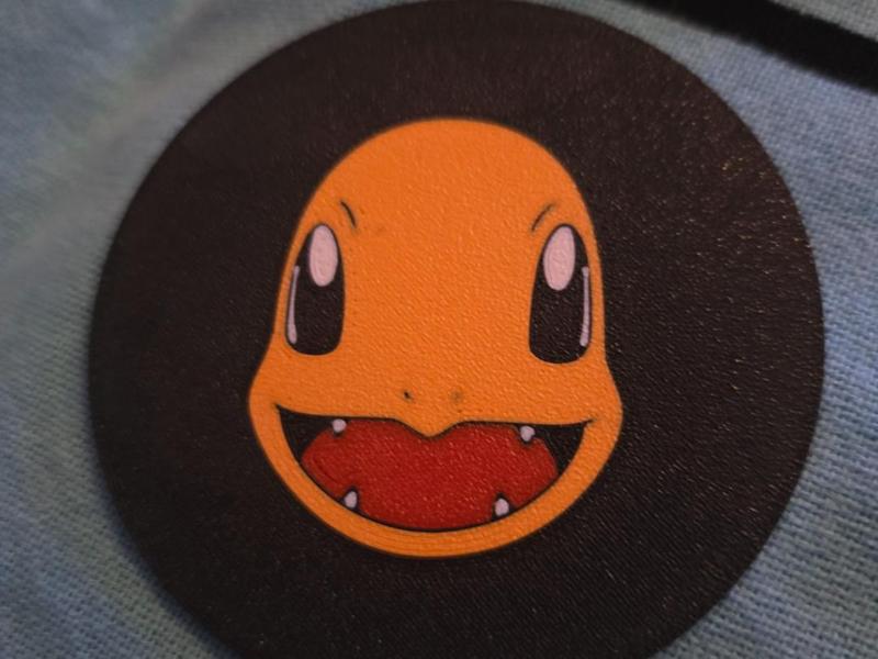 Pokemon Charmander Child Coaster Design