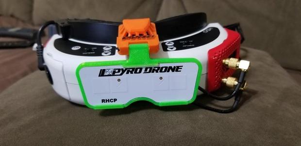 Pyrodrone Pyropatch antenna modified sleeve