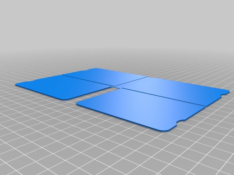 Simple foldable face mask case