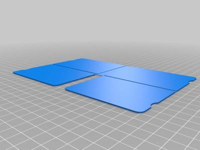Simple foldable face mask case