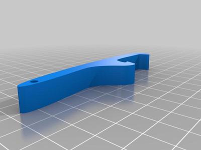 Bottle Opener with hole for keychain (without metal)