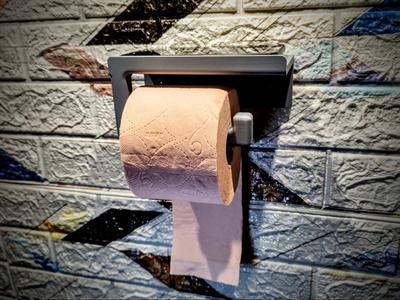 Toilet Paper And Phone Holder Stand