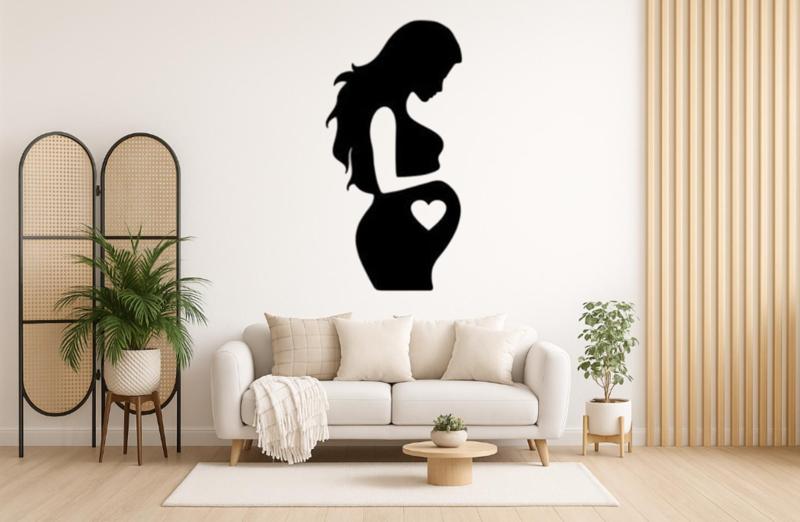 WallArt pragnent Woman Baby Love