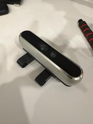Downward Rail Mount for Intel Realsense Depth Camera