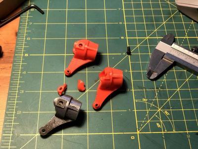 Kyosho Inferno ve front left knuckle arm