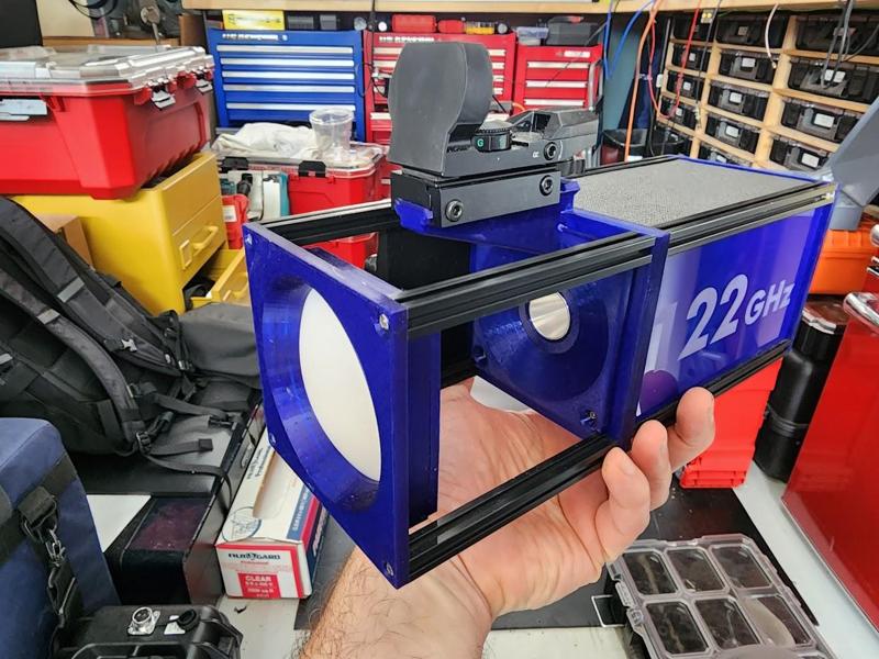 122 GHz Radio Housing