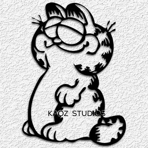 garfield wall art cat wall decor kitty decoration