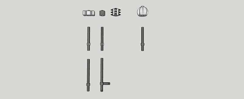 Mini 13: Melee Weapon Set - Blunt Weapons 1