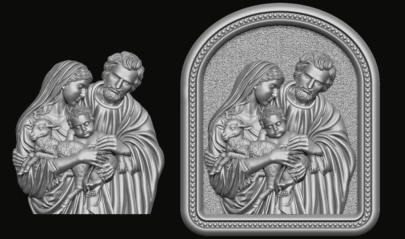 Holy Family Pendant
