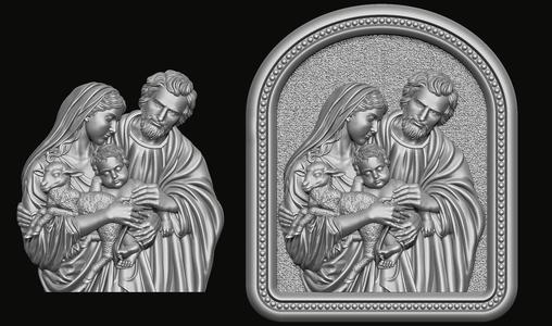 Holy Family Pendant