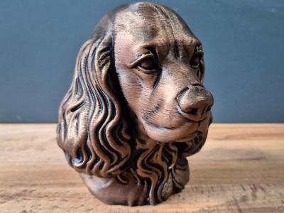 American Cocker Spaniel Bust