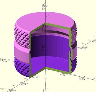 Customizable Container with Customizable Lid height