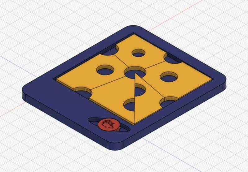 Mouse in the cheese puzzle