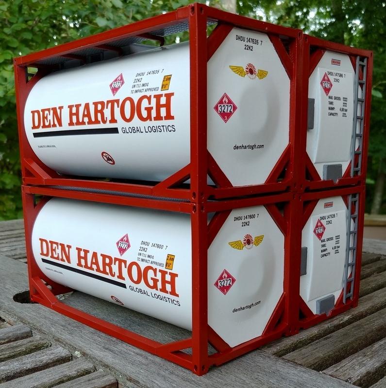 20' ISO Tank Container for your Garden Railroad - 1:29 compatible scale