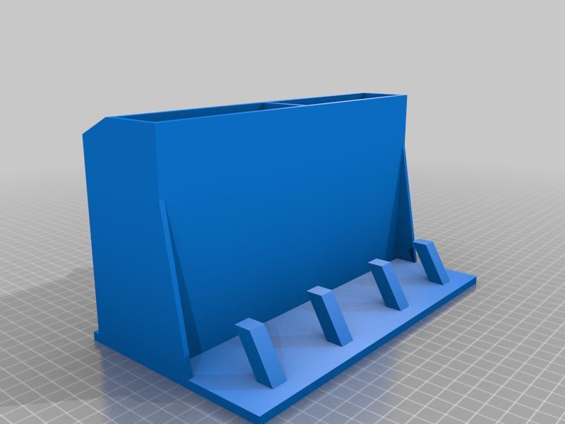 wallet shelf with key hangers