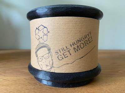 Stackable storage containers from Prusament spools / stapelbare Dosen aus Prusament Spulen