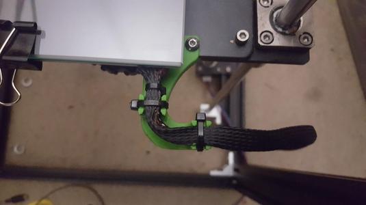 Ender 5 pro bed strain relief.