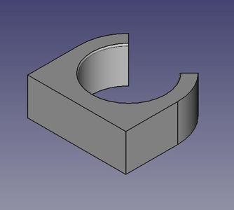 Snap on hook base for 1" wire shelf post pole