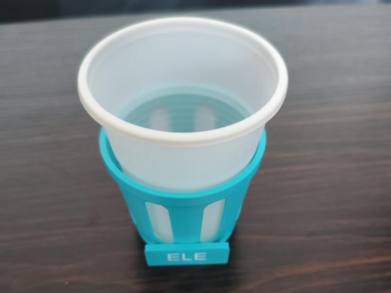 Windproof cup holder with name