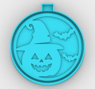 Halloween Pumpkin 190817 - freshie mold - STL for silicone mold