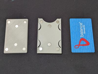Magnetic shirt badge holder