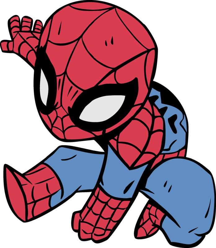 HueForge Spiderman hanging from wall