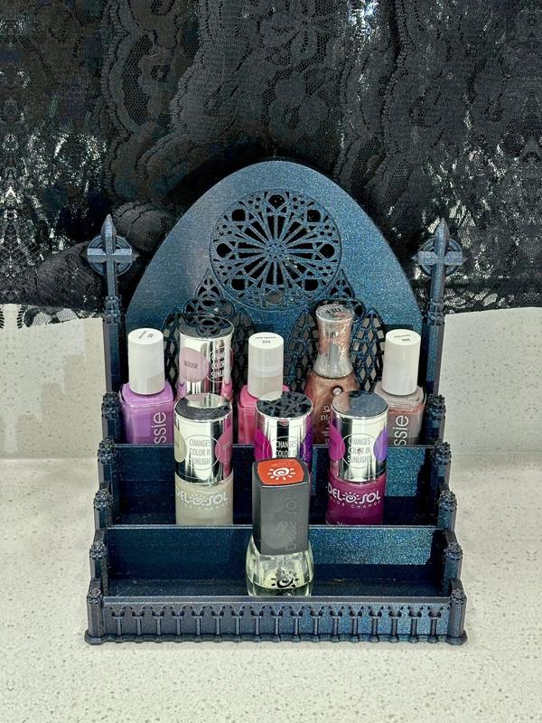 Gothic Cathedral Nail Polish Organizer COMMERCIAL